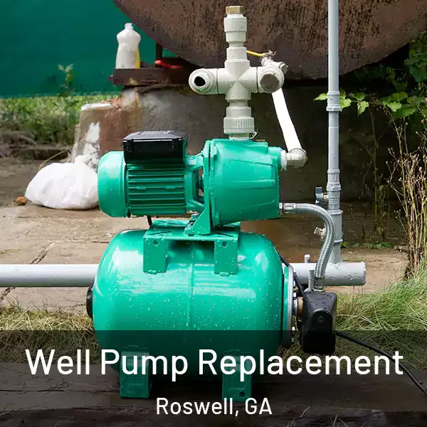  Well Pump Replacement Roswell, GA